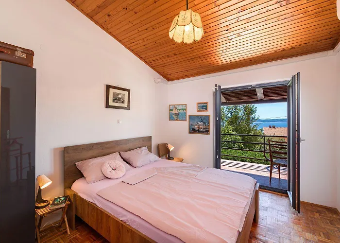 Mediterrane Casa Nur 350 Meter Zum Mit Meerblick, Waschmaschine, Smart-tv Hébergement de vacances Crikvenica